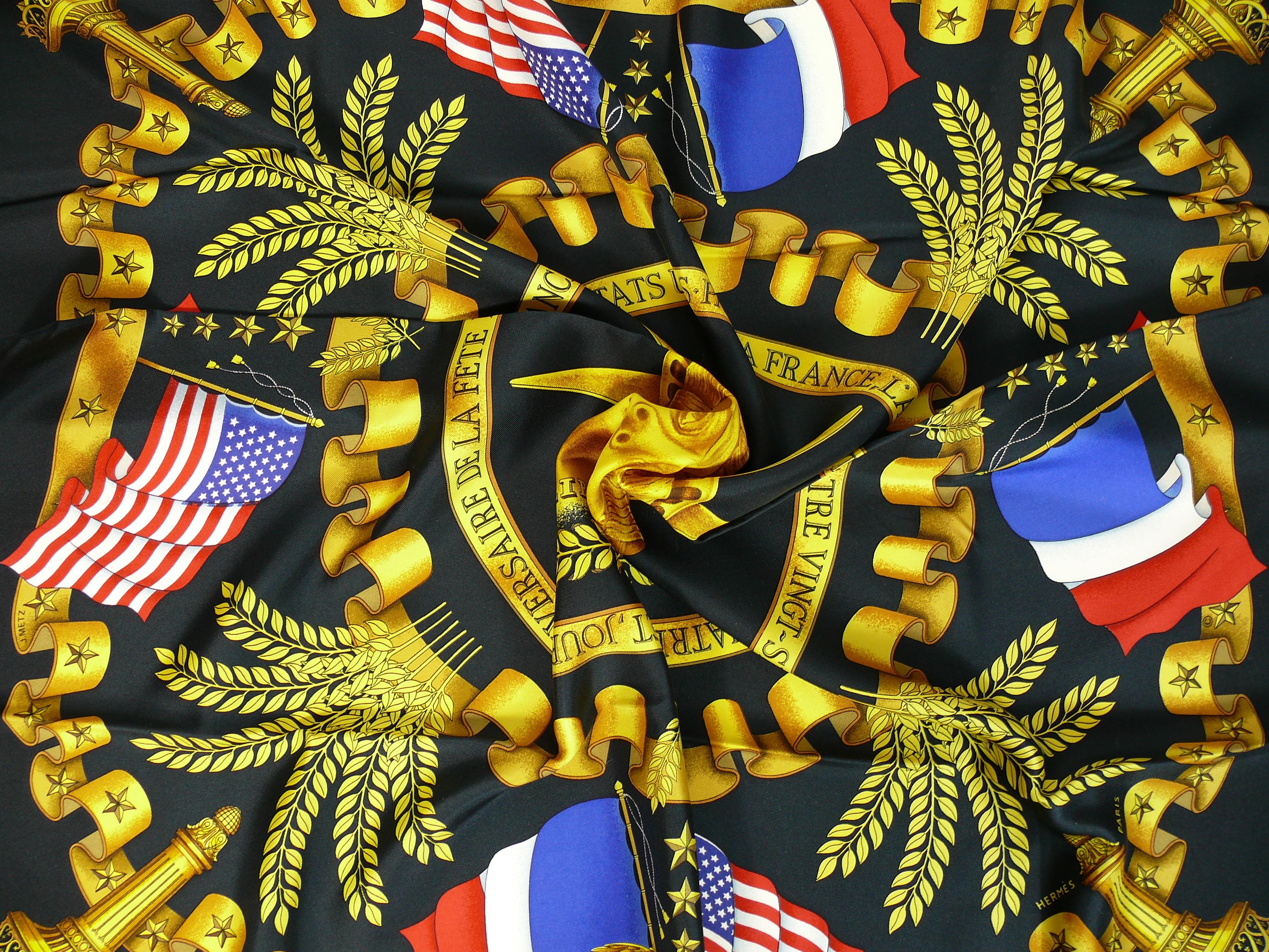 Hermes Vintage Silk Carre Scarf Liberty by Joachim Metz 2