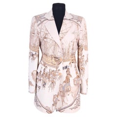 Hermes Used silk jacket