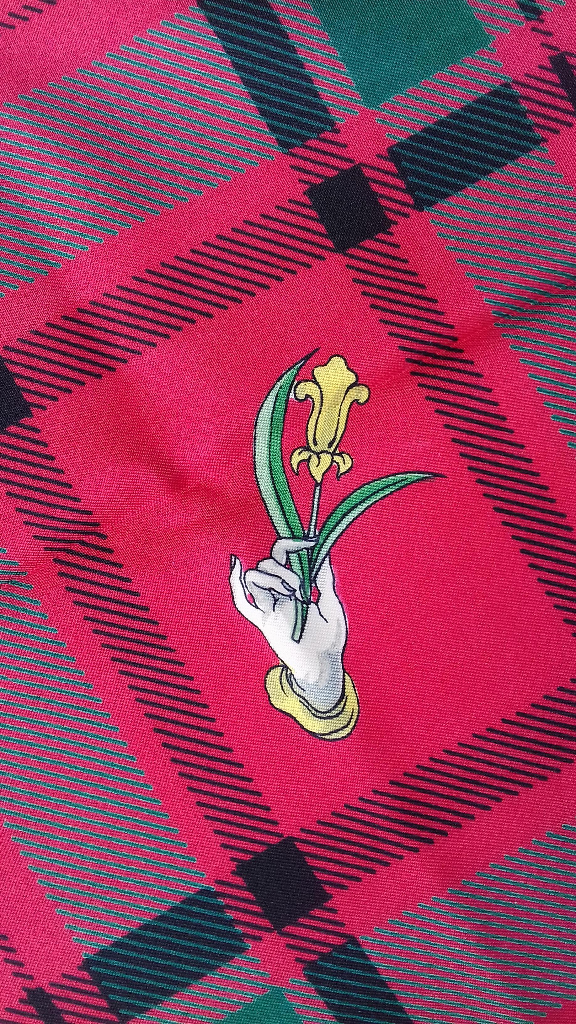 Hermès Vintage Silk Scarf BAG-PIPE Cornemuse United Kingdom Grygkar 1951 RARE 3