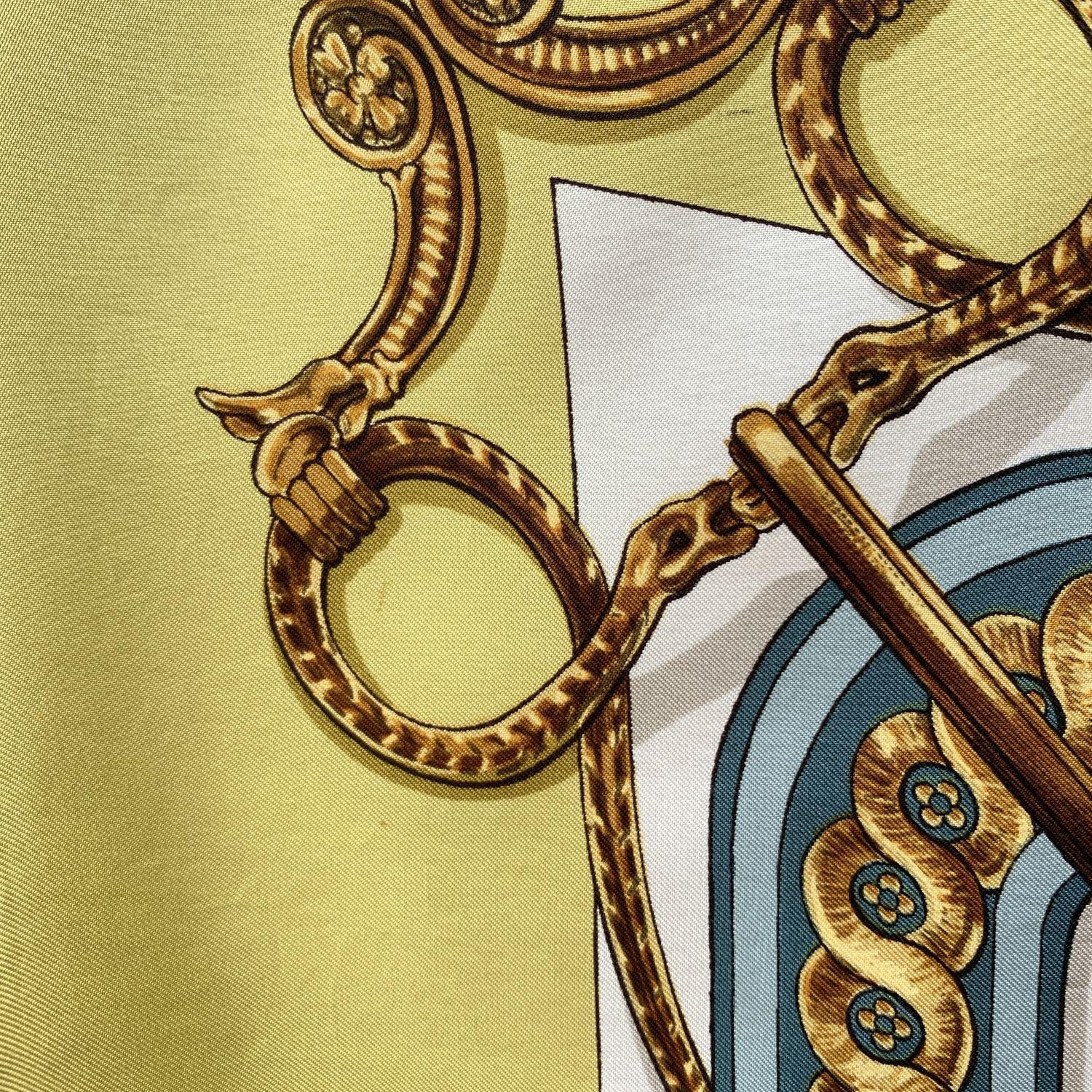 Women's Hermes Vintage Silk Scarf Brides de Cour 1969 Françoise de la Perrière For Sale
