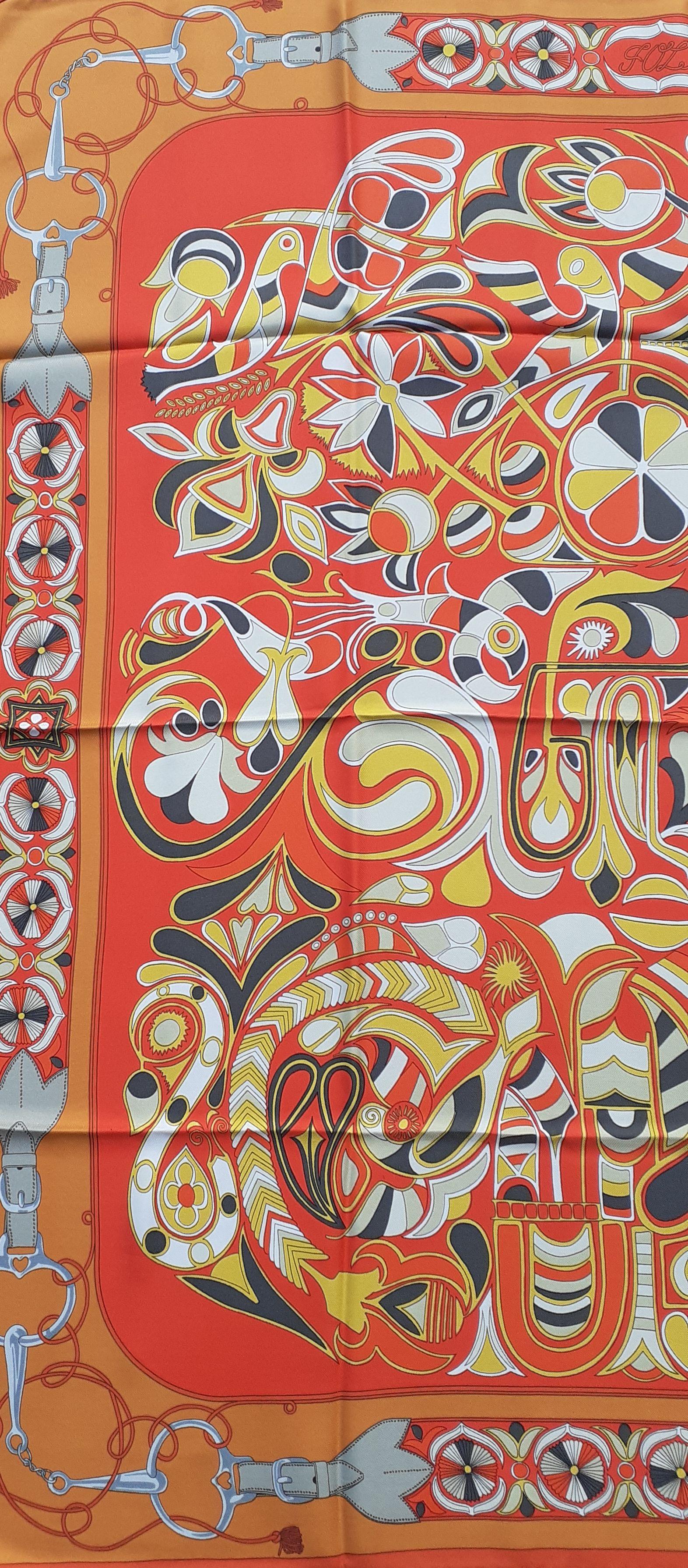 Rare and Gorgeous Authentic Hermès Scarf

Print: 