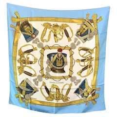 Hermes Vintage Silk Scarf Grand Uniforme 1985 Joachim Metz