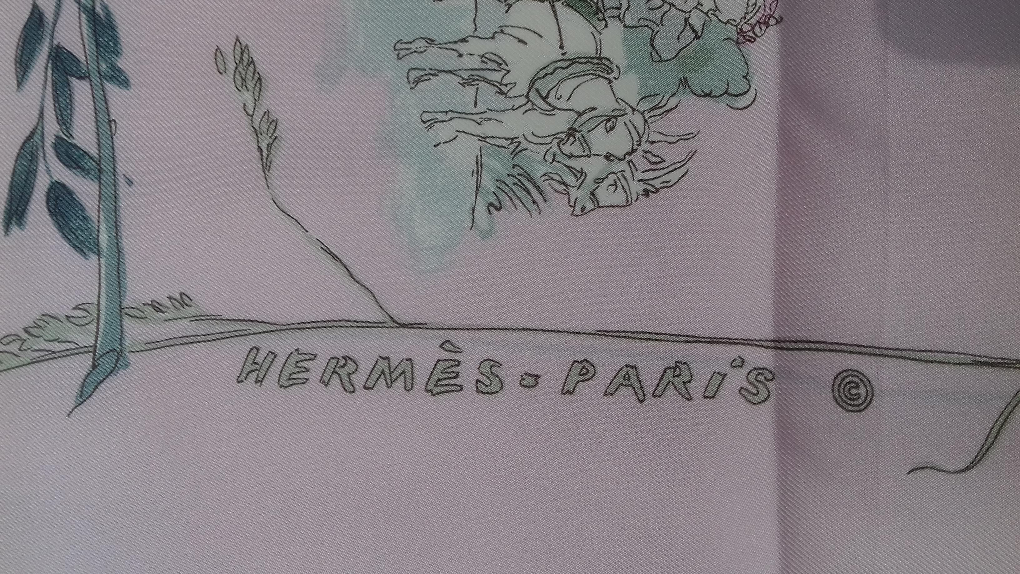 Hermès Vintage Silk Scarf La Comtesse de Segur Philippe Dumas 1982 2A 35' Rare 10