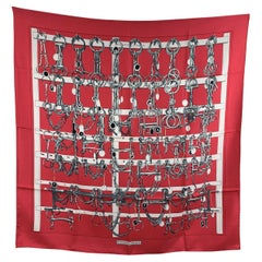 Hermès Vintage Seidenschal Mors et Filets 1966 Francoise Heron