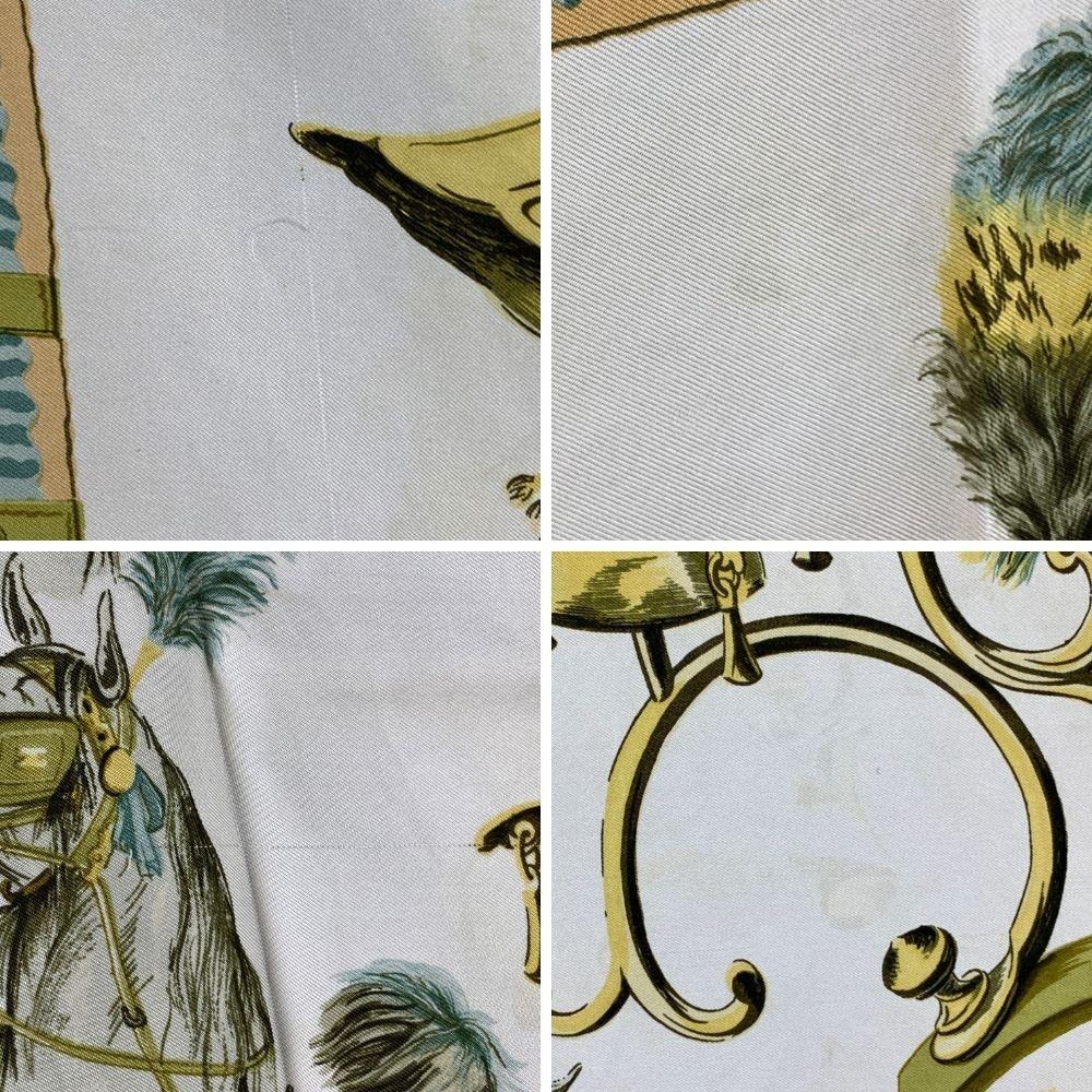 Hermes Vintage Silk Scarf Panache et Fantasie 1959 Hugo Grygkar 2