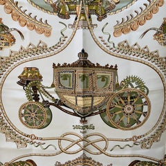 Hermes Vintage Silk Scarf Paperoles 2000 Claudia Stuhlhofer Mayr