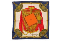 Hermès Vintage Silk Twill Brandebourg