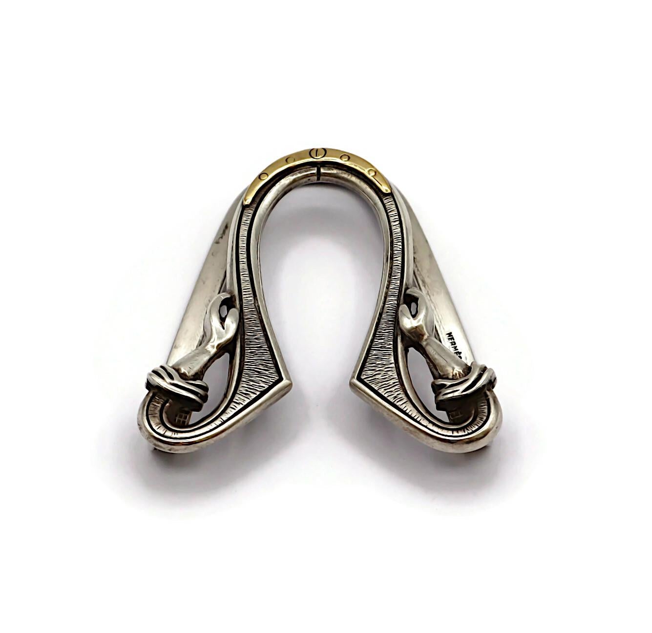 HERMES Vintage Silver Money Clip In Good Condition In Nice, FR