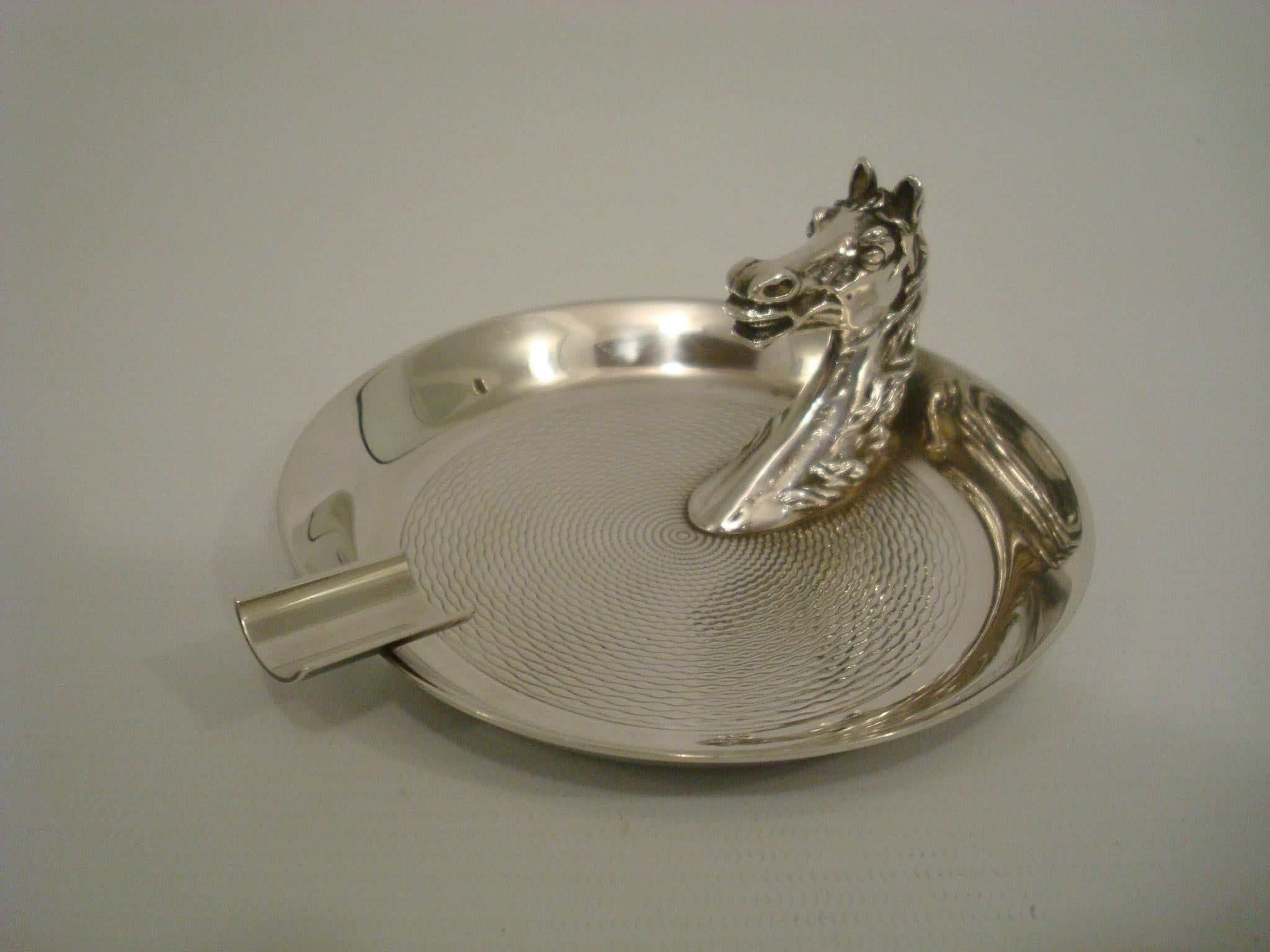 vintage horse ashtray stand