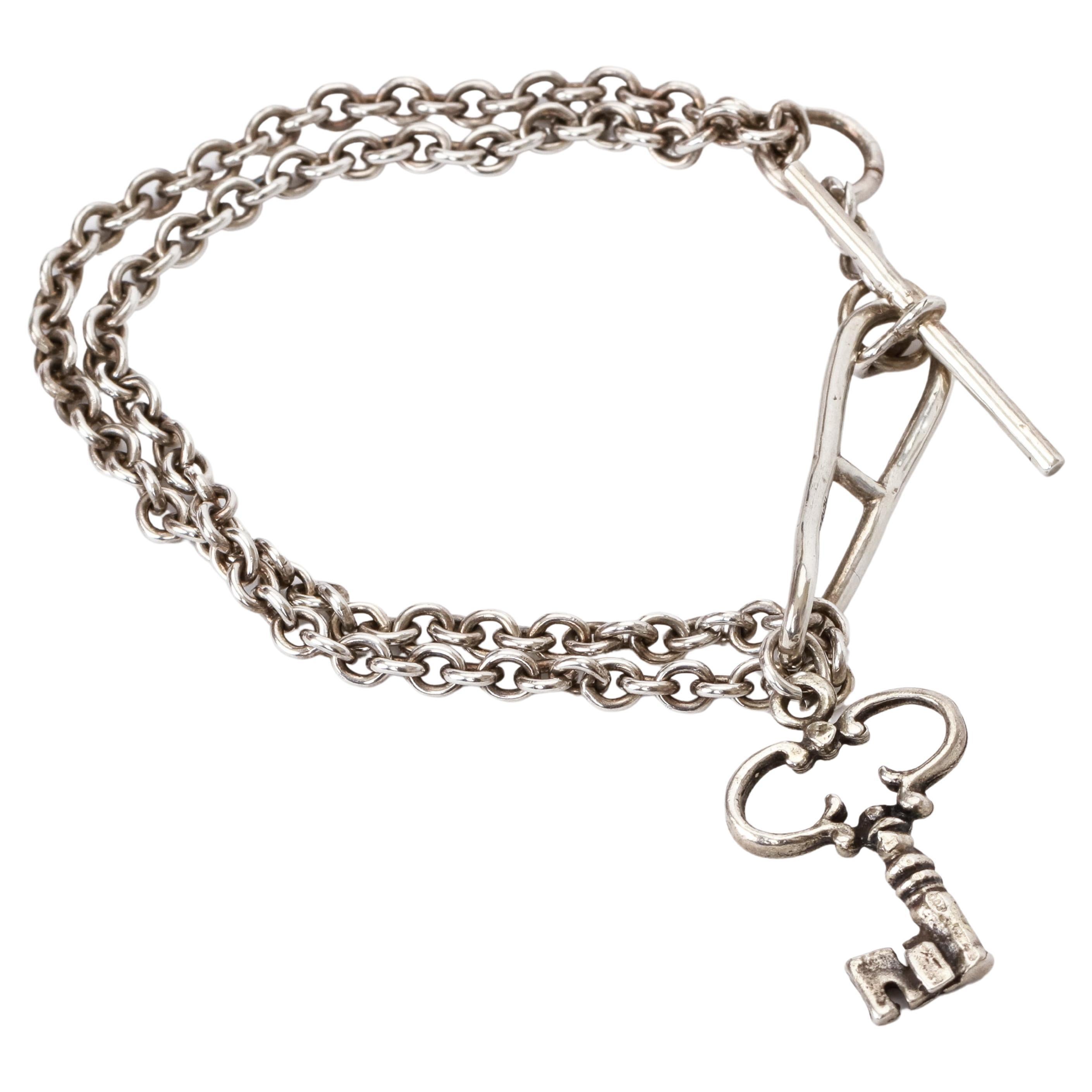 Hermes Vintage Sterling Silver Bracelet