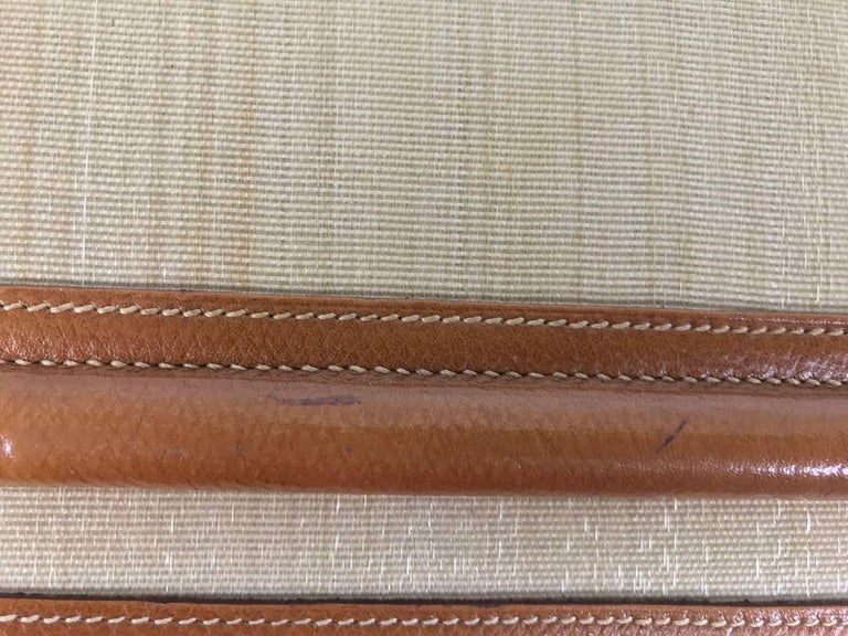 Hermes Vintage Tan Leather and Horsehair Crinoline shoulder bag, 1981 ...
