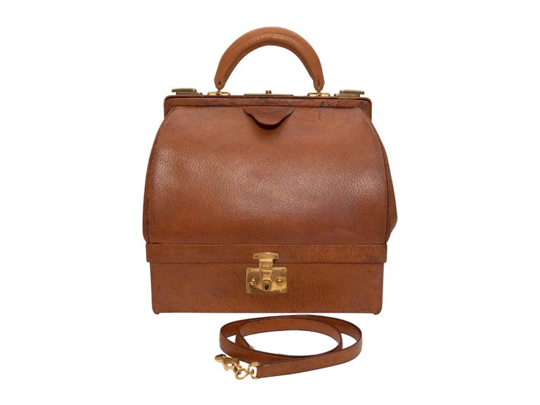 Hermes Vintage Tan Rare Sac Malette Bag For Sale at 1stDibs