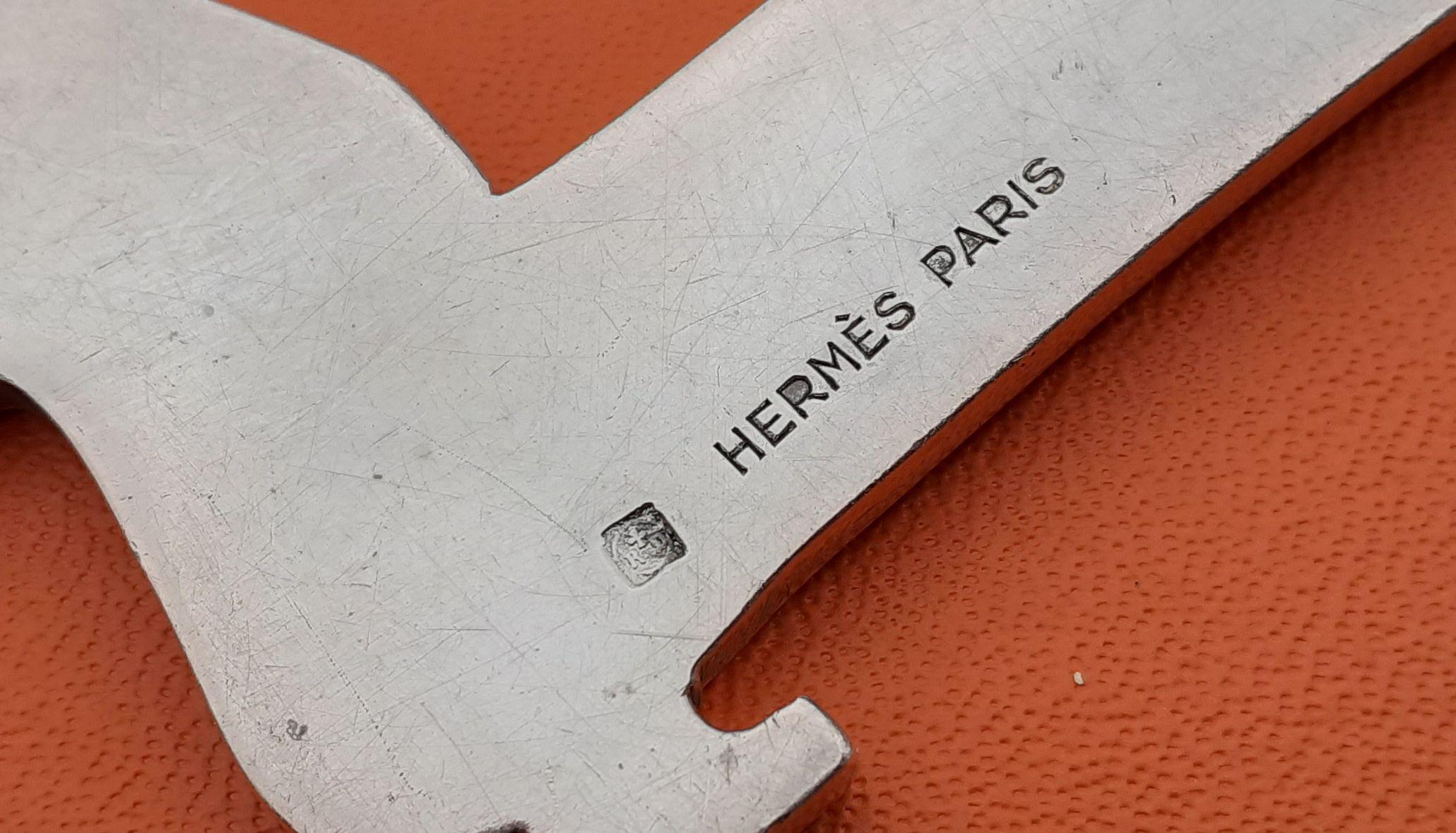 Hermès Vintage Teckel Dachshund Dog Shaped Letter Opener by Ravinet d'Enfert  For Sale 5