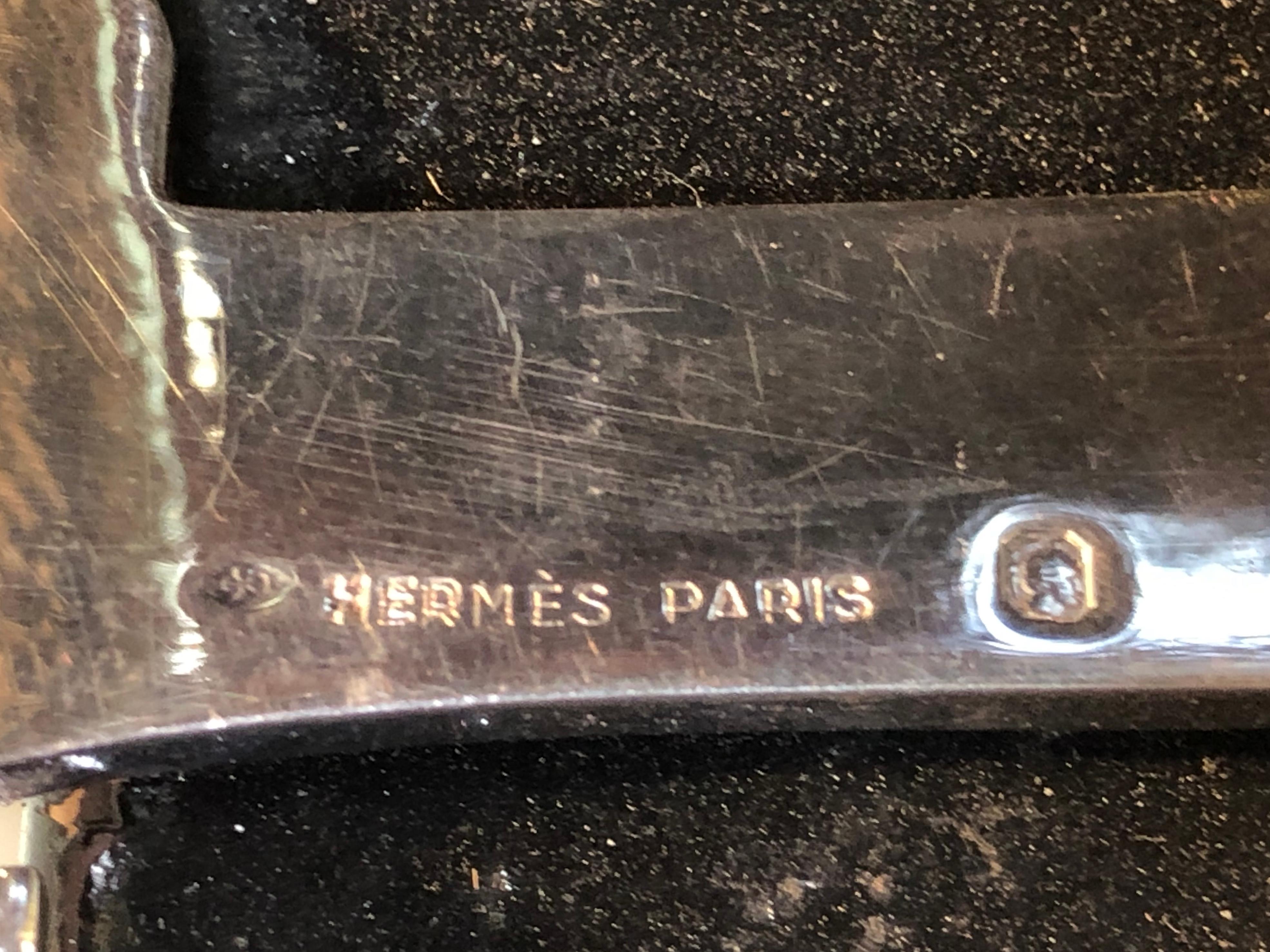 Hermès Ravinet d'Enfert Vintage Teckel Dachshund Letter Opener Paper Knife RARE 4