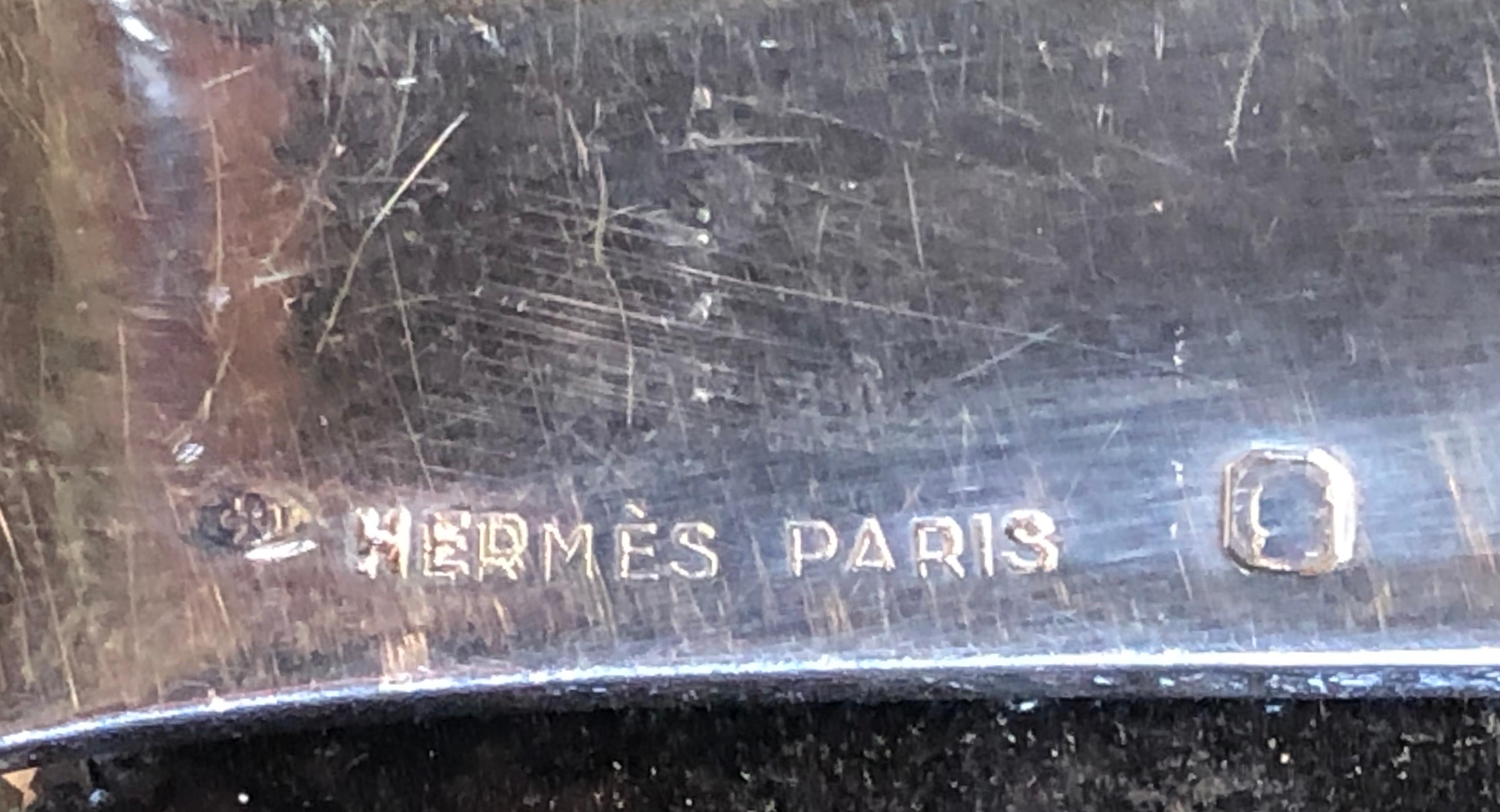Hermès Ravinet d'Enfert Vintage Teckel Dachshund Letter Opener Paper Knife RARE 5