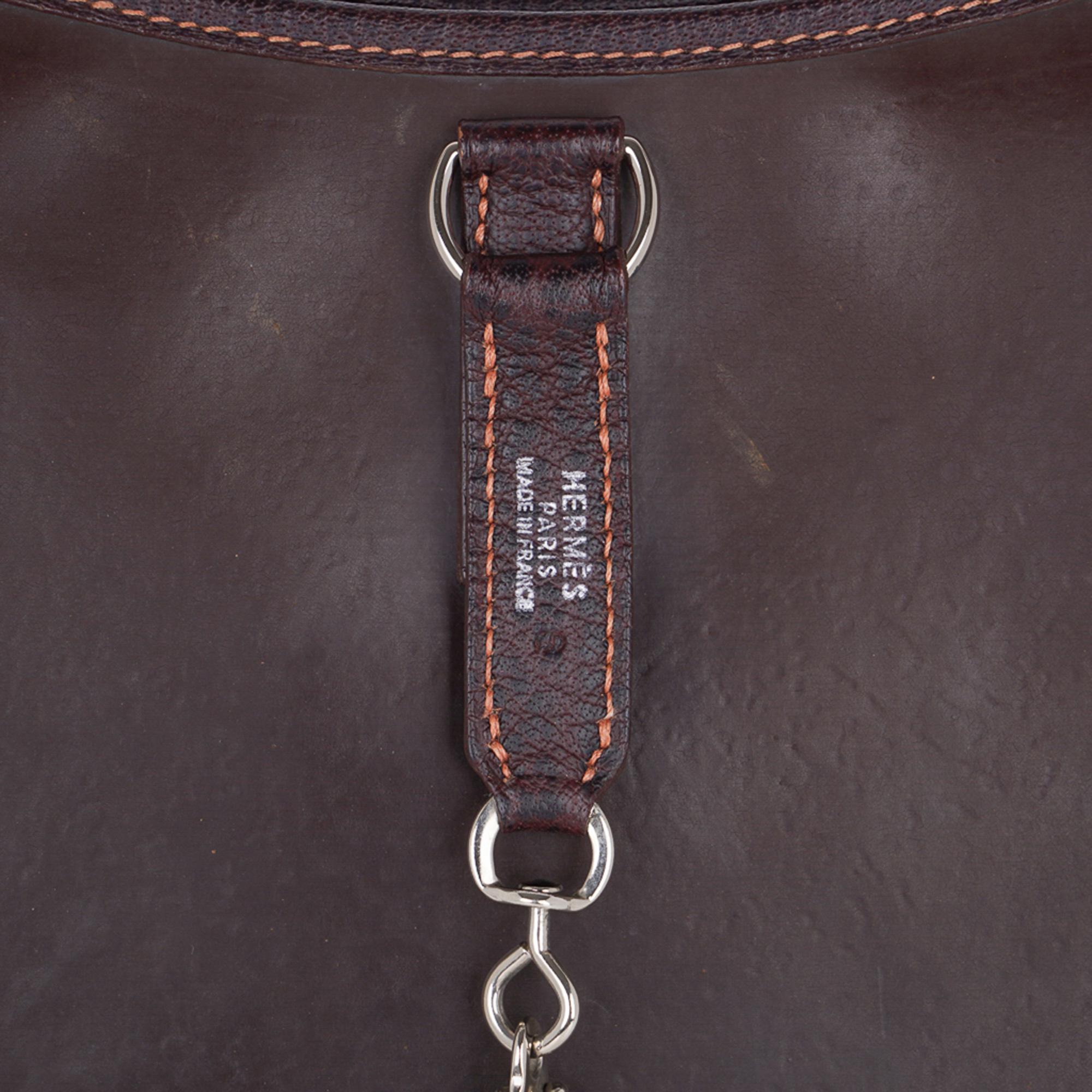 Hermes Vintage Trim Bag Rare Amazonia / Leder 35 Sehr schick  Damen im Angebot