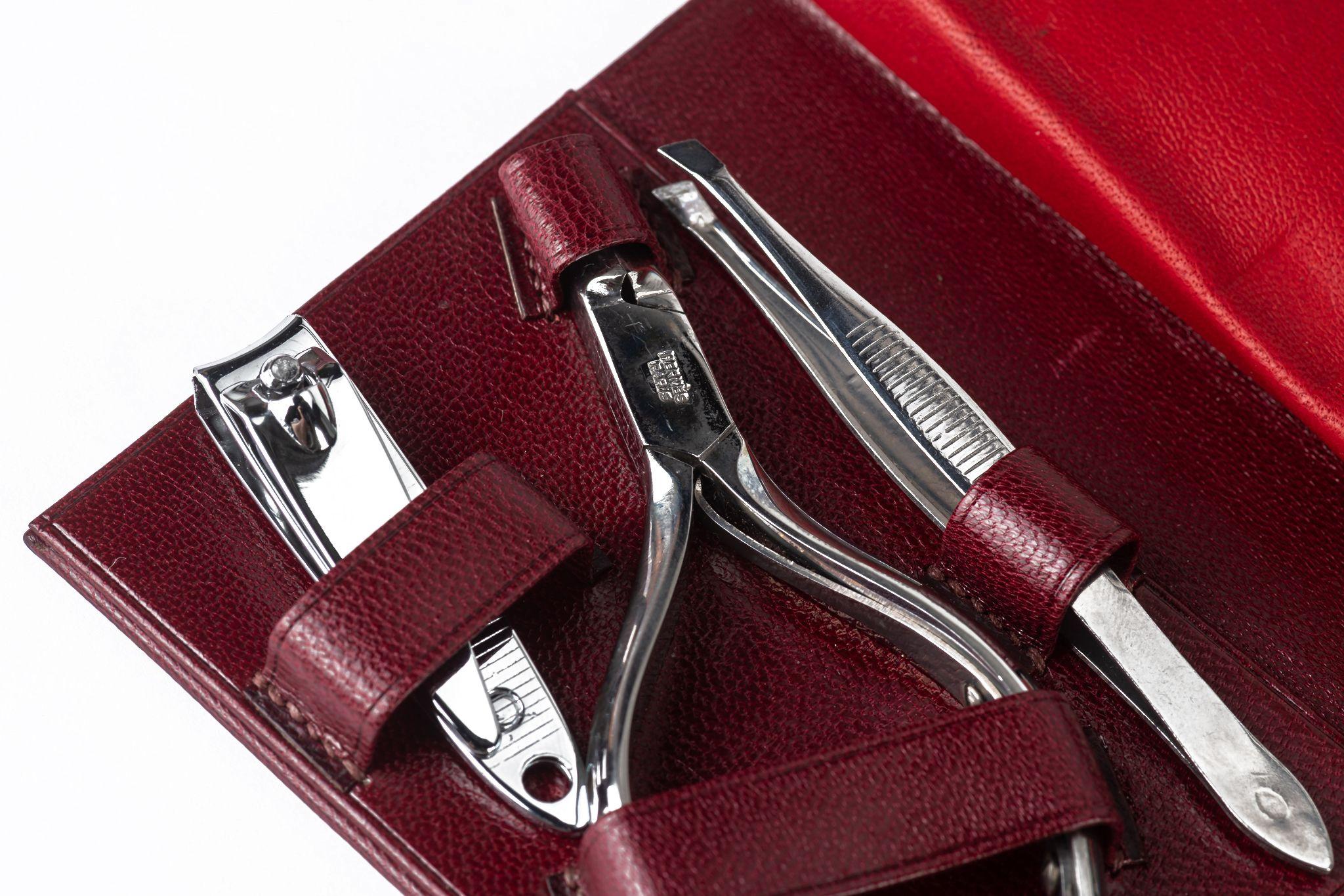 Vanity Case Vintage d'Hermès en Bourgogne en vente 5