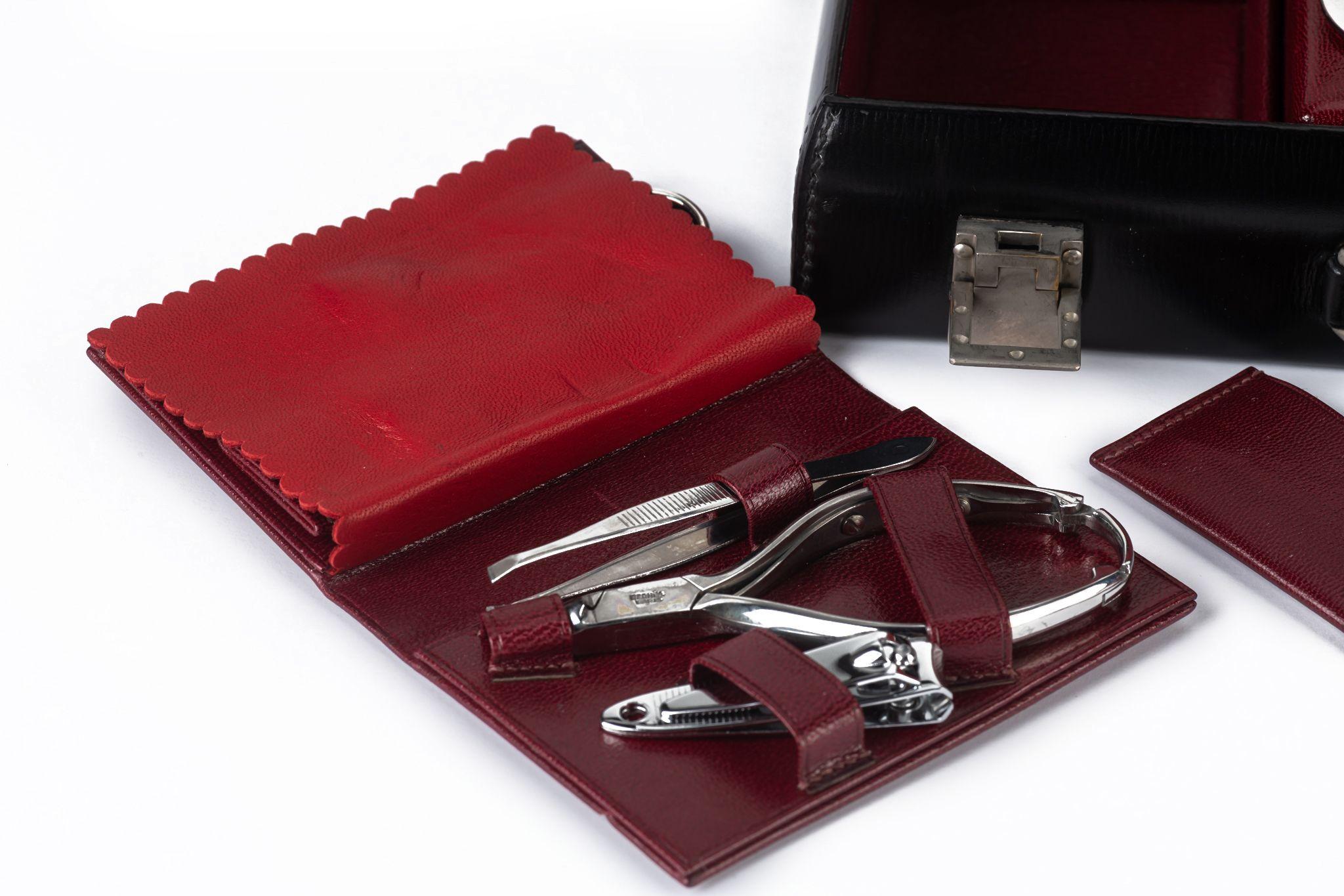 Vanity Case Vintage d'Hermès en Bourgogne en vente 4