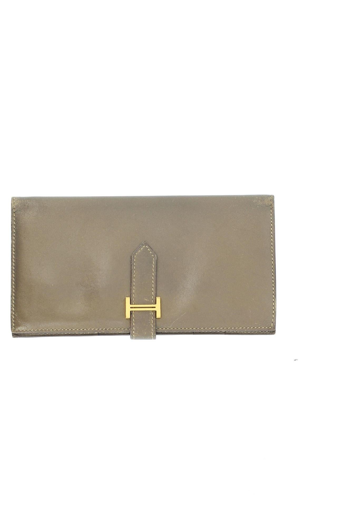 Brown Hermès Vintage Wallet