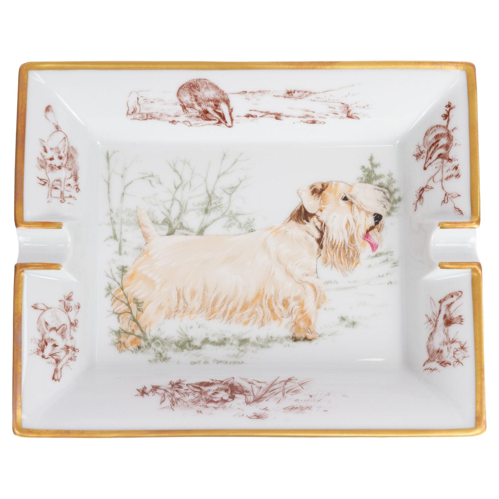 Hermes Rose Circuit 24 ashtray For Sale at 1stDibs