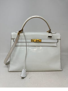 Hermes Vintage White Kelly Bag