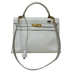 Hermes Vintage White Kelly Bag