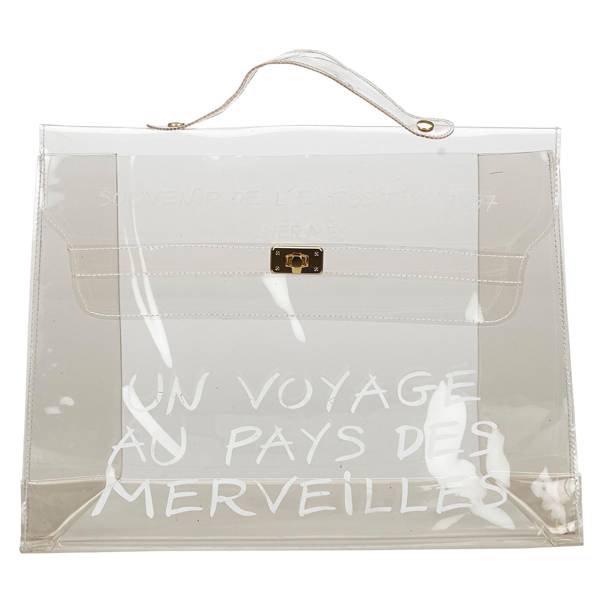 hermes vinyl kelly bag