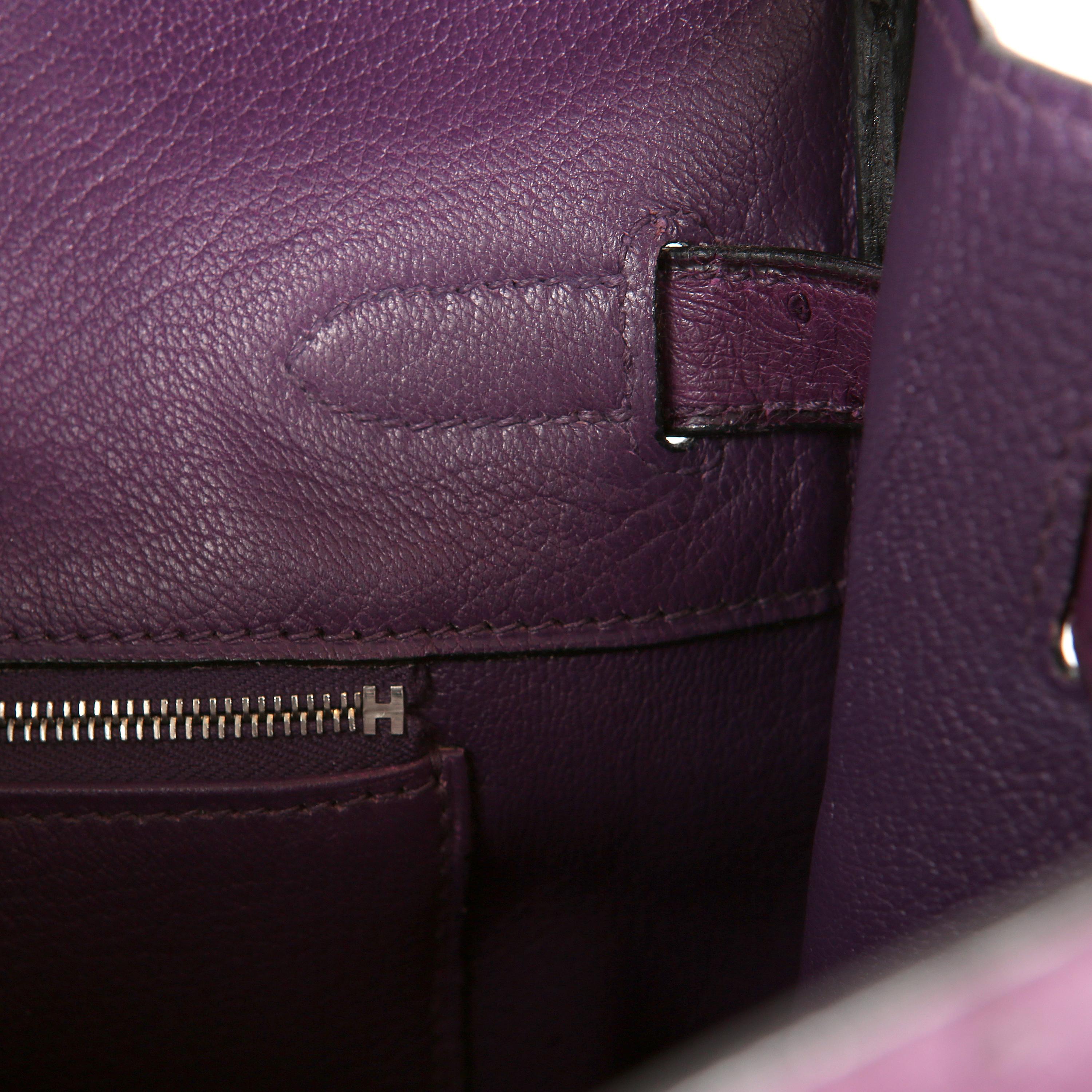 Hermès Violine Ostrich 35 cm Birkin Bag at 1stDibs | hermès birkin bag ...