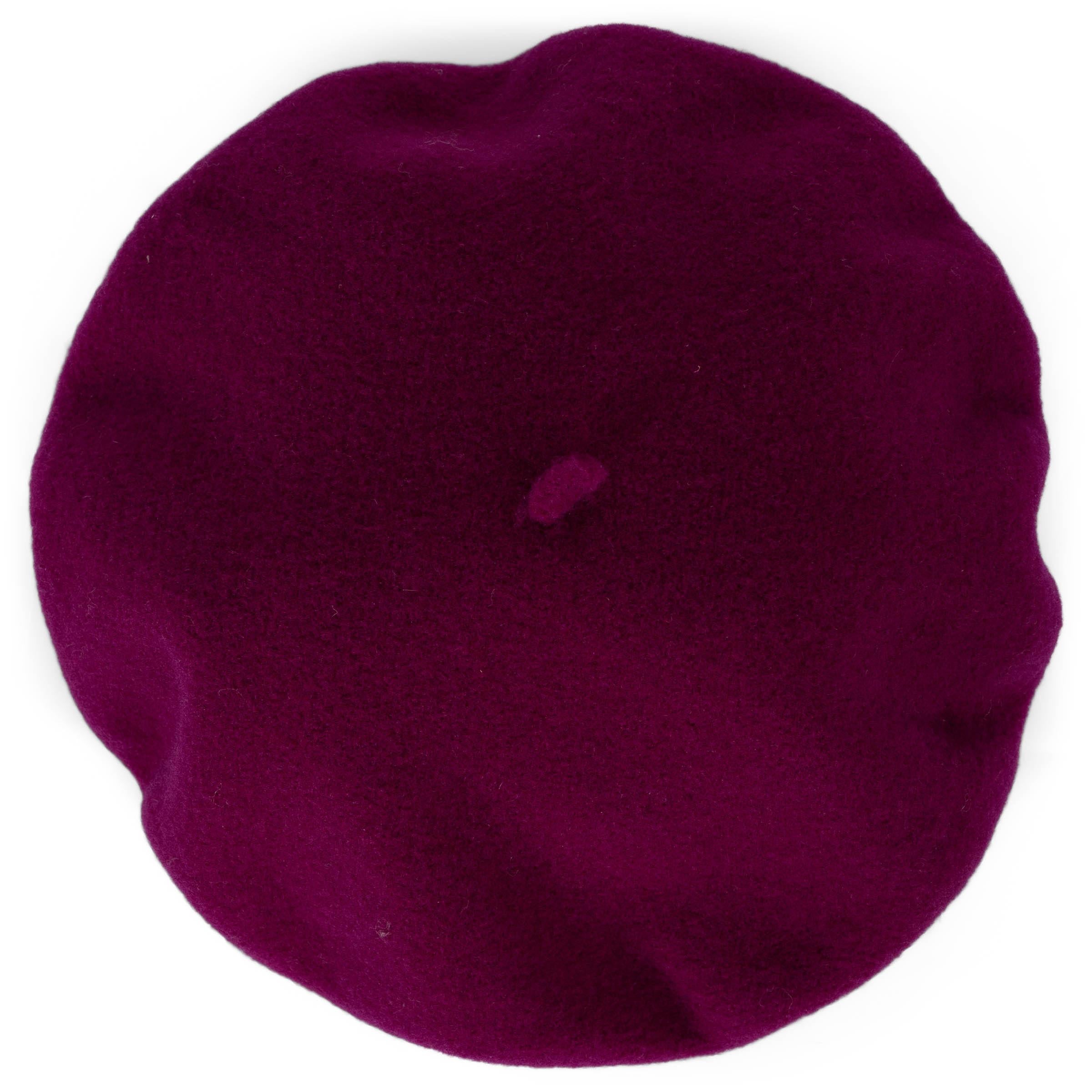 Cappello berretto HERMES Violine in feltro di coniglio viola BONNIE SAILOR 56 in vendita 1