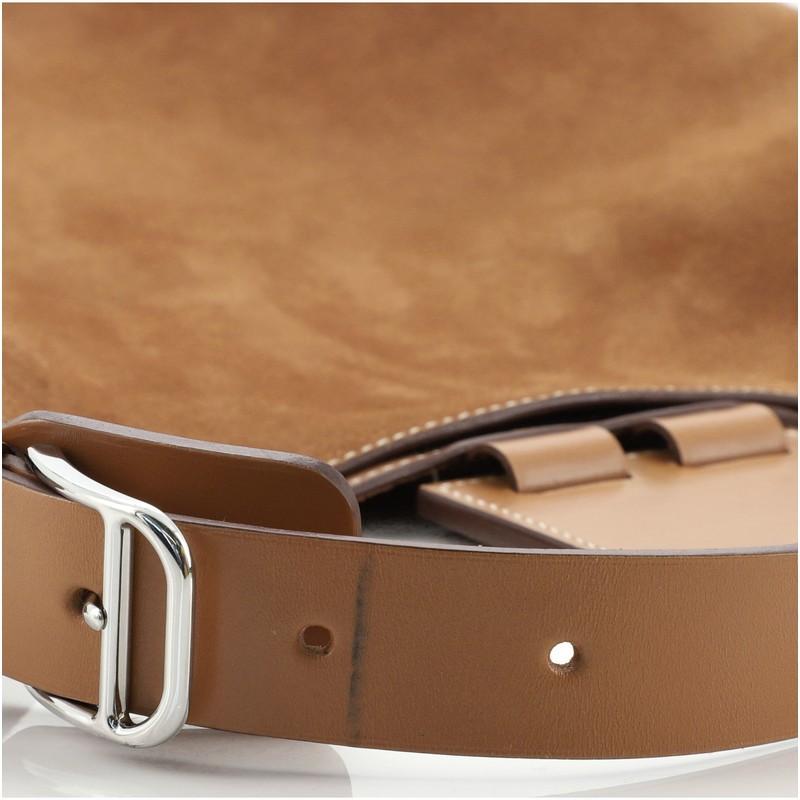 Hermes Virevolte Bag Doblis Suede with Clemence 24 1