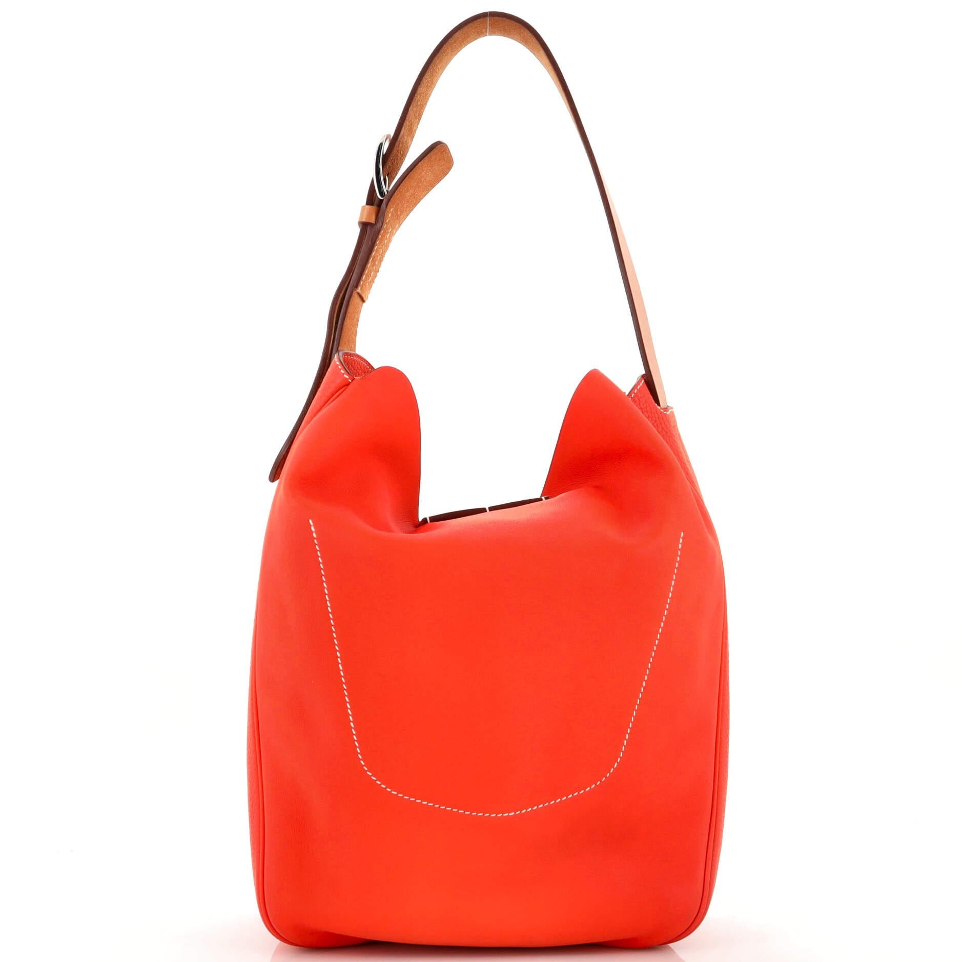 Hermes Virevolte Bag Swift with Clemence 24 In Good Condition In NY, NY