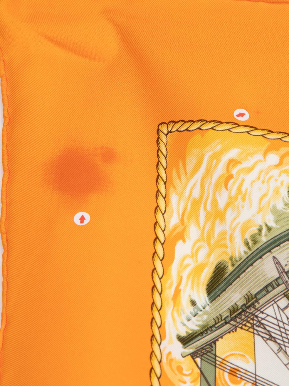 Sciarpa in seta di Hermès Vives Le Vent in vendita 4