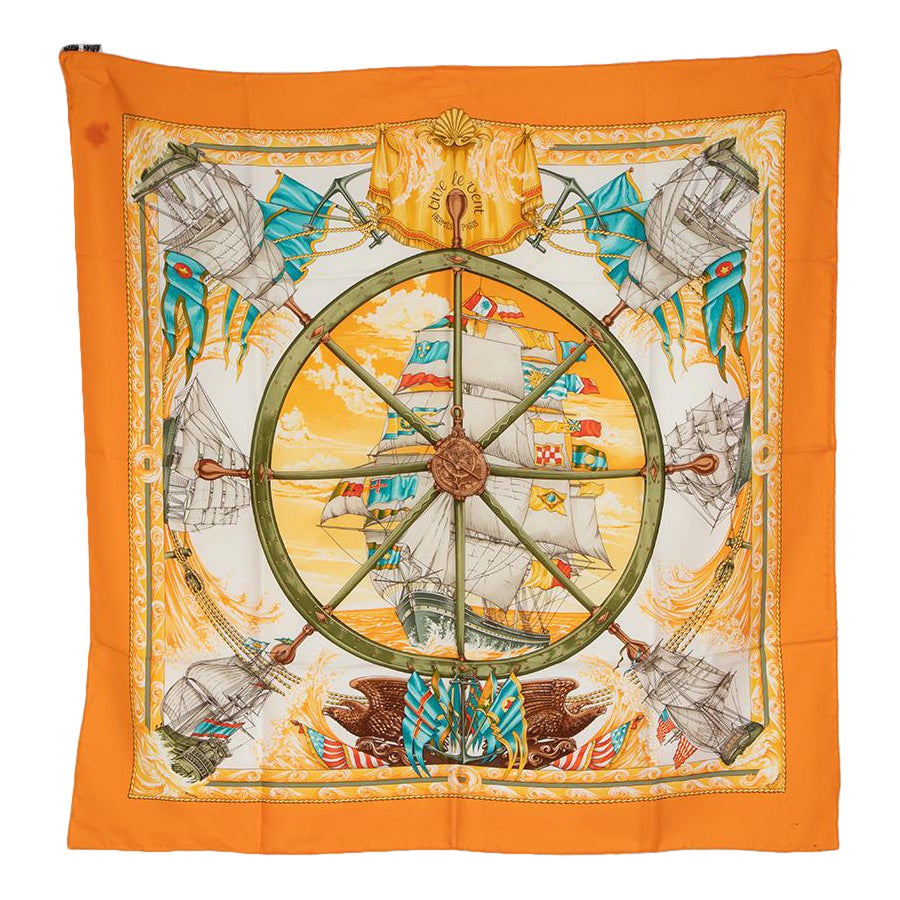 Sciarpa in seta di Hermès Vives Le Vent