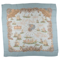 Hermès "Voiles De Lumiere" Silk Shawl