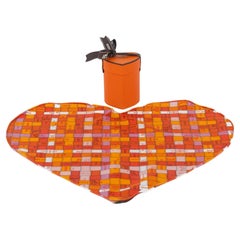 Hermes Volduc Orange Heart Twilly