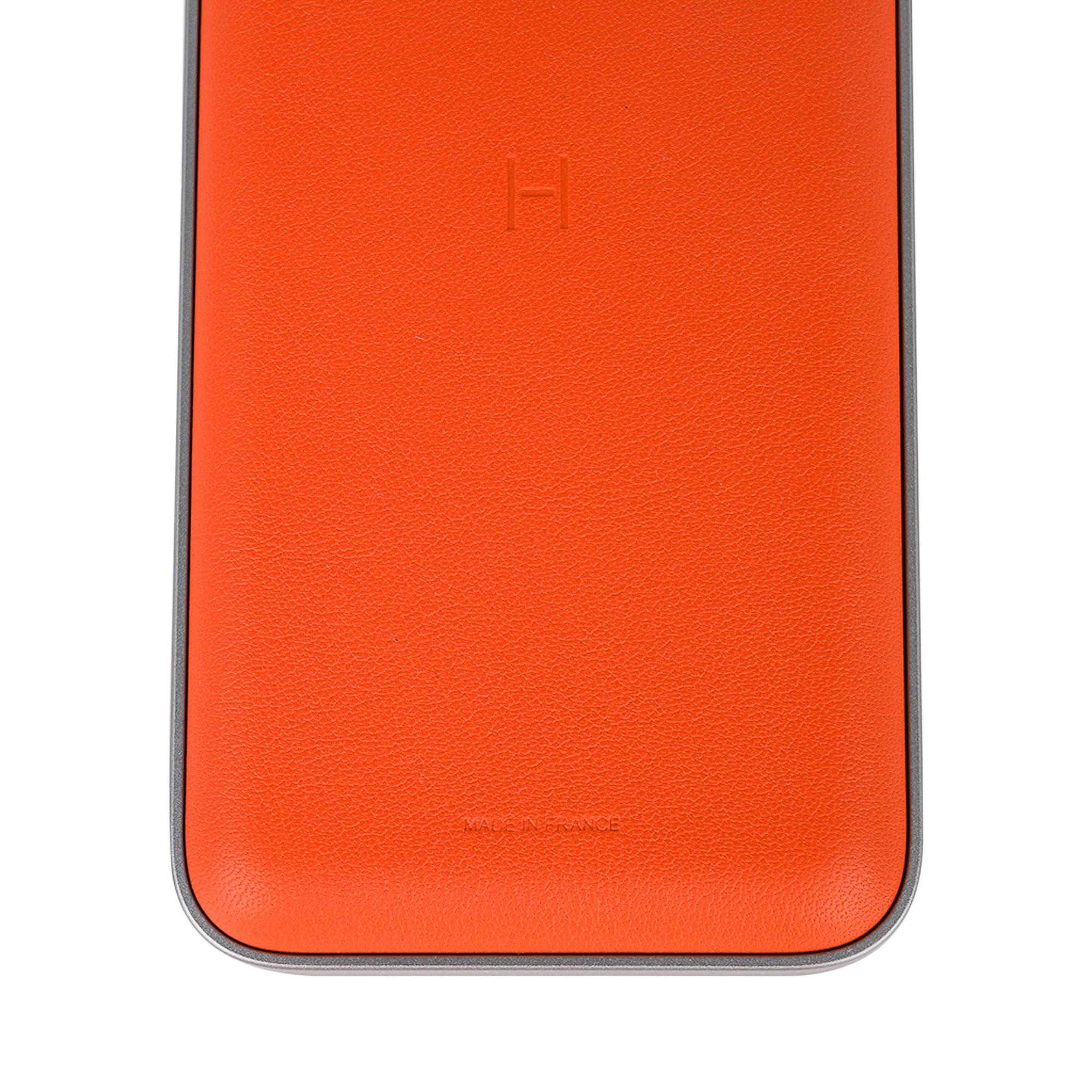 Hermes Volt'H Maxi Power Bank Orange New w/ Box 5