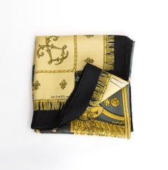 Hermes Vue du Carrosse La Galere... by H Grygkar Silk Scarf