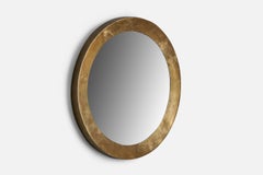 Hermès, Wandspiegel, Messing, Frankreich, 1950er Jahre