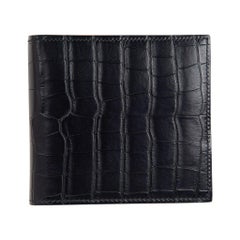 Hermes Portefeuille MC2 Copernic Matte Alligator Noir Nouveau avec boite