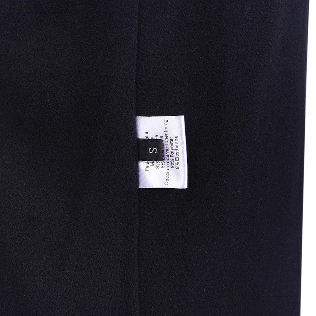 Hermès - Veste en jean à ouverture éclair en bleu marine, taille S, état neuf en vente 5