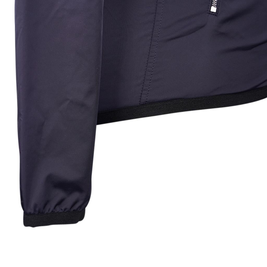 Women's Hermes Warm-Up Fleece Jacket in Navy S New