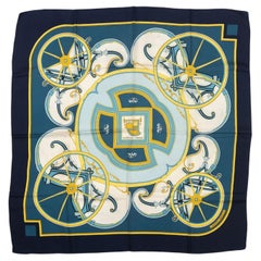 Hermès Washington's Carriage Scarf Silk