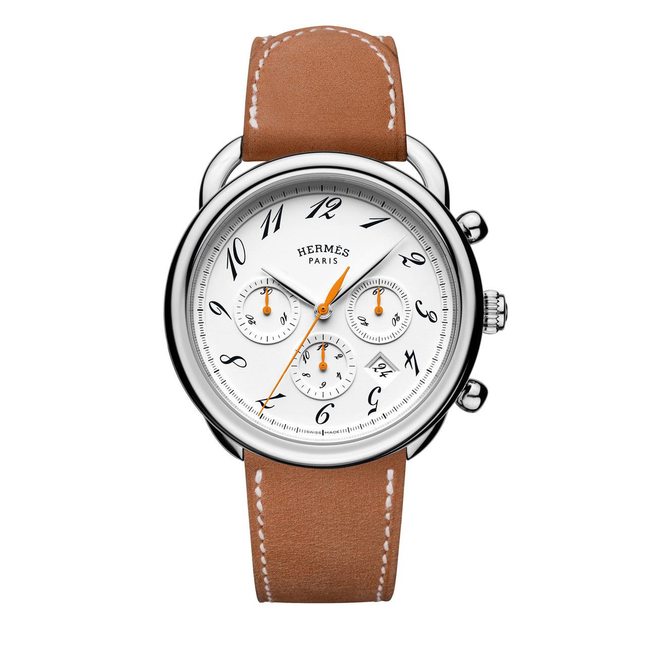 Hermes Watch Hermes Arceau Chronograph Model#AR4.910.132/INA2