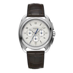 Hermès Watch Stainless Steel Dressage Chronograph DR5.910.220/MHA
