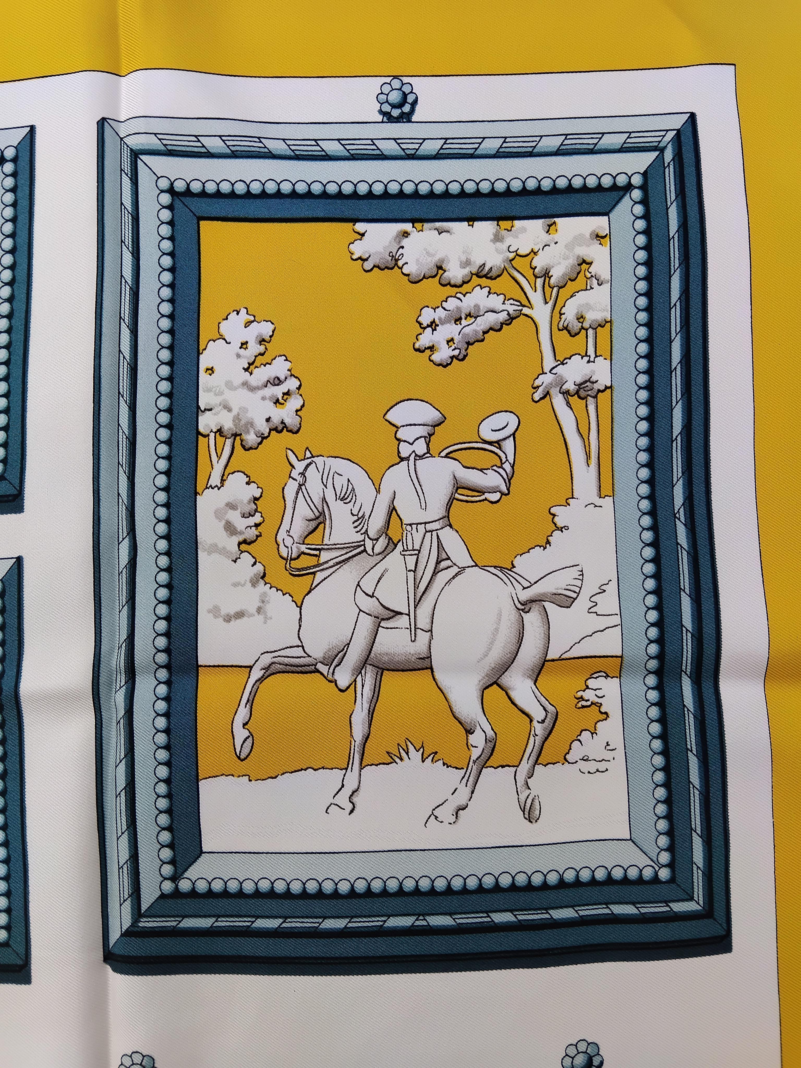 Hermès Wedgwood Ledoux Vintage Silk Scarf 35' For Sale 6