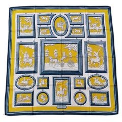 Hermès Wedgwood Ledoux Vintage Silk Scarf 35'