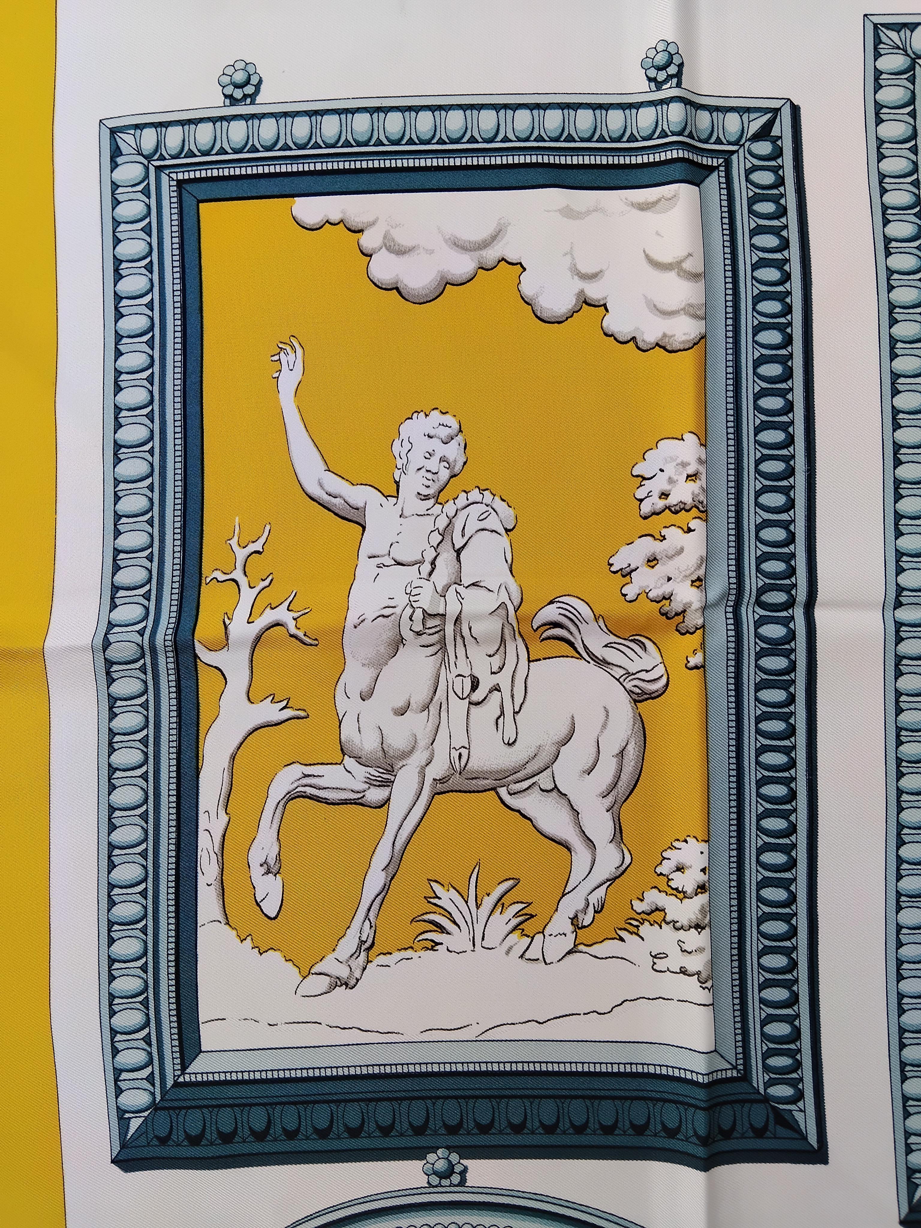 Hermès Wedgwood Ledoux Vintage Silk Scarf 35' For Sale 1