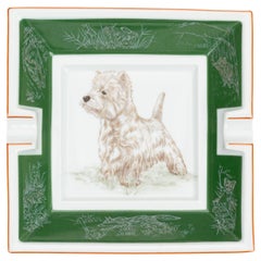 Hermès West Highland Terrier Porcelain Ashtray