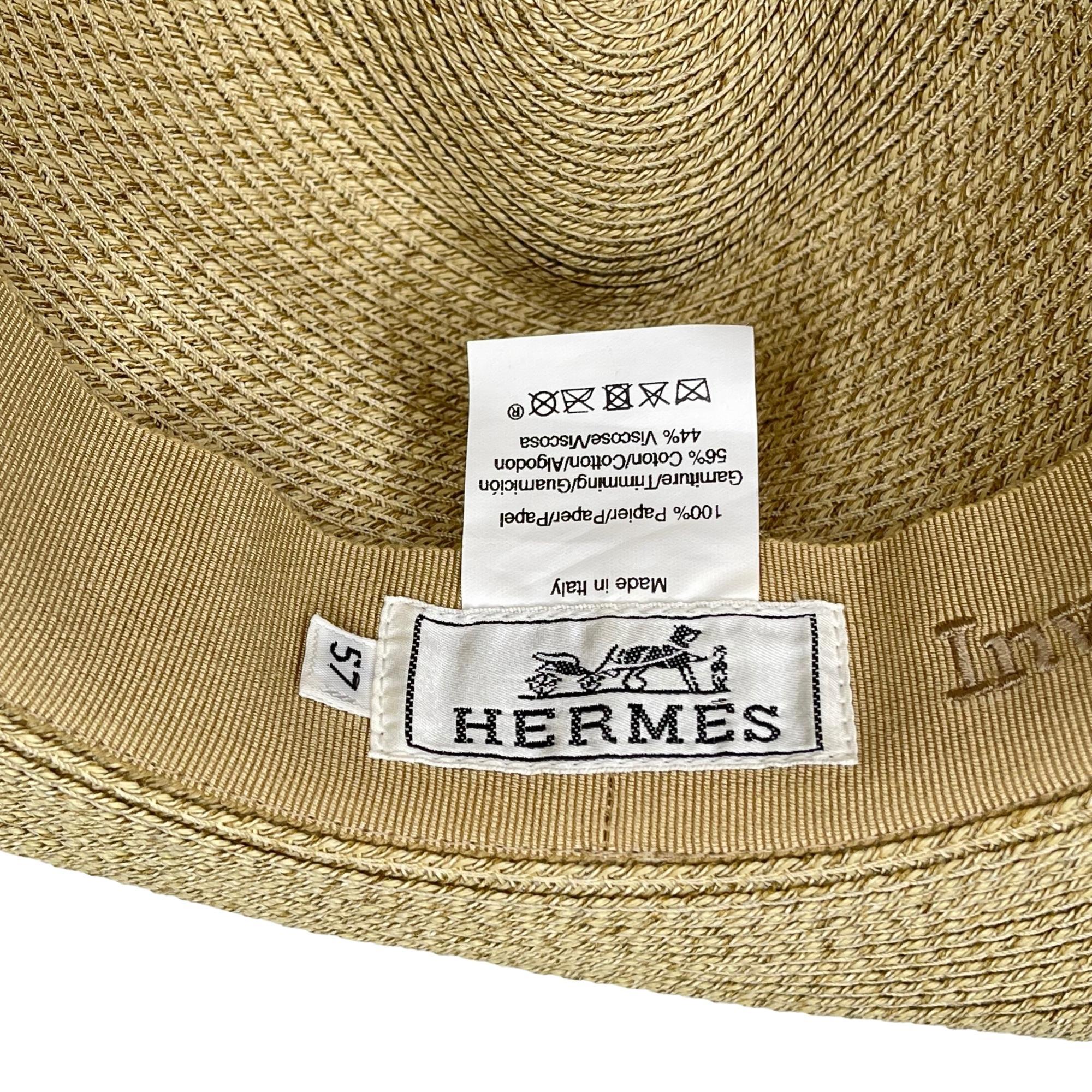 Women's or Men's Hermes Western Beige Hat