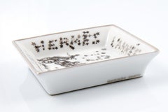 Mini Organizador de Porcelana Hermes Blanco "1999